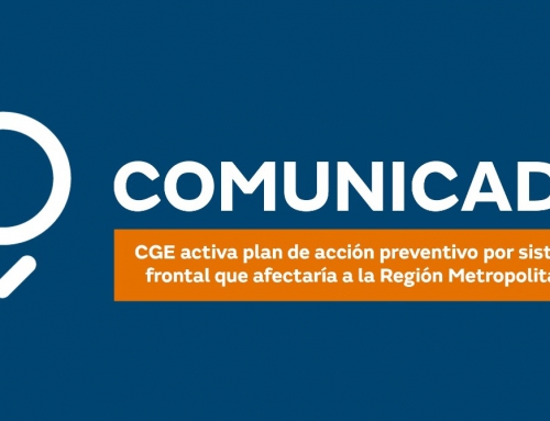 CGE activa plan de acción preventivo por sistema frontal que afectaría a Región Metropolitana