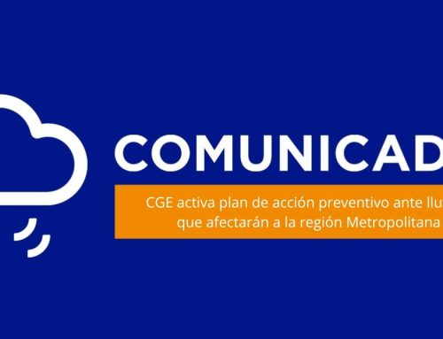 CGE activa plan de acción preventivo ante lluvias que afectarán a la región Metropolitana